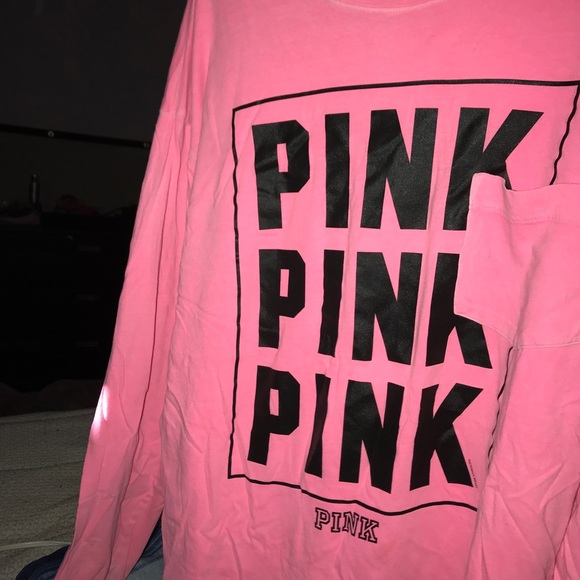 Pink l/s tee ❤️❤️ - Picture 3 of 3